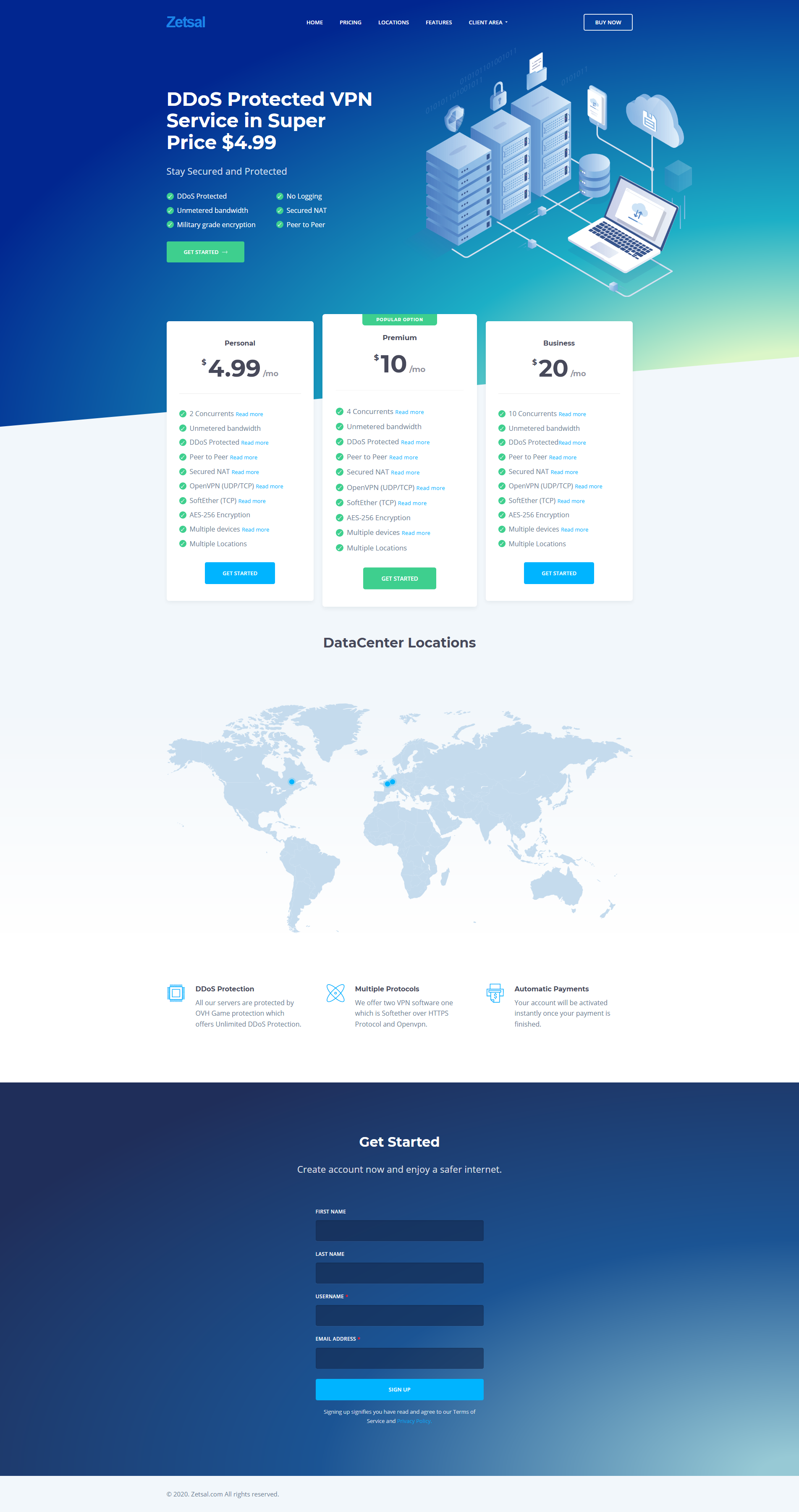 Zetsal vpn ddos protected vpn